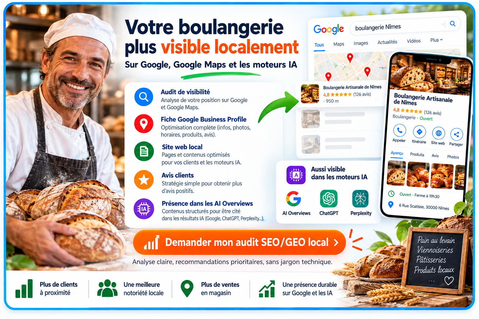 Référencement local d’une boulangerie