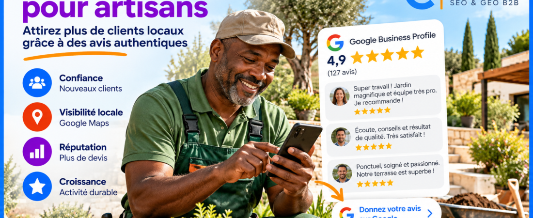 Avis Google pour artisans : comment obtenir des avis clients et améliorer sa réputation locale ?
