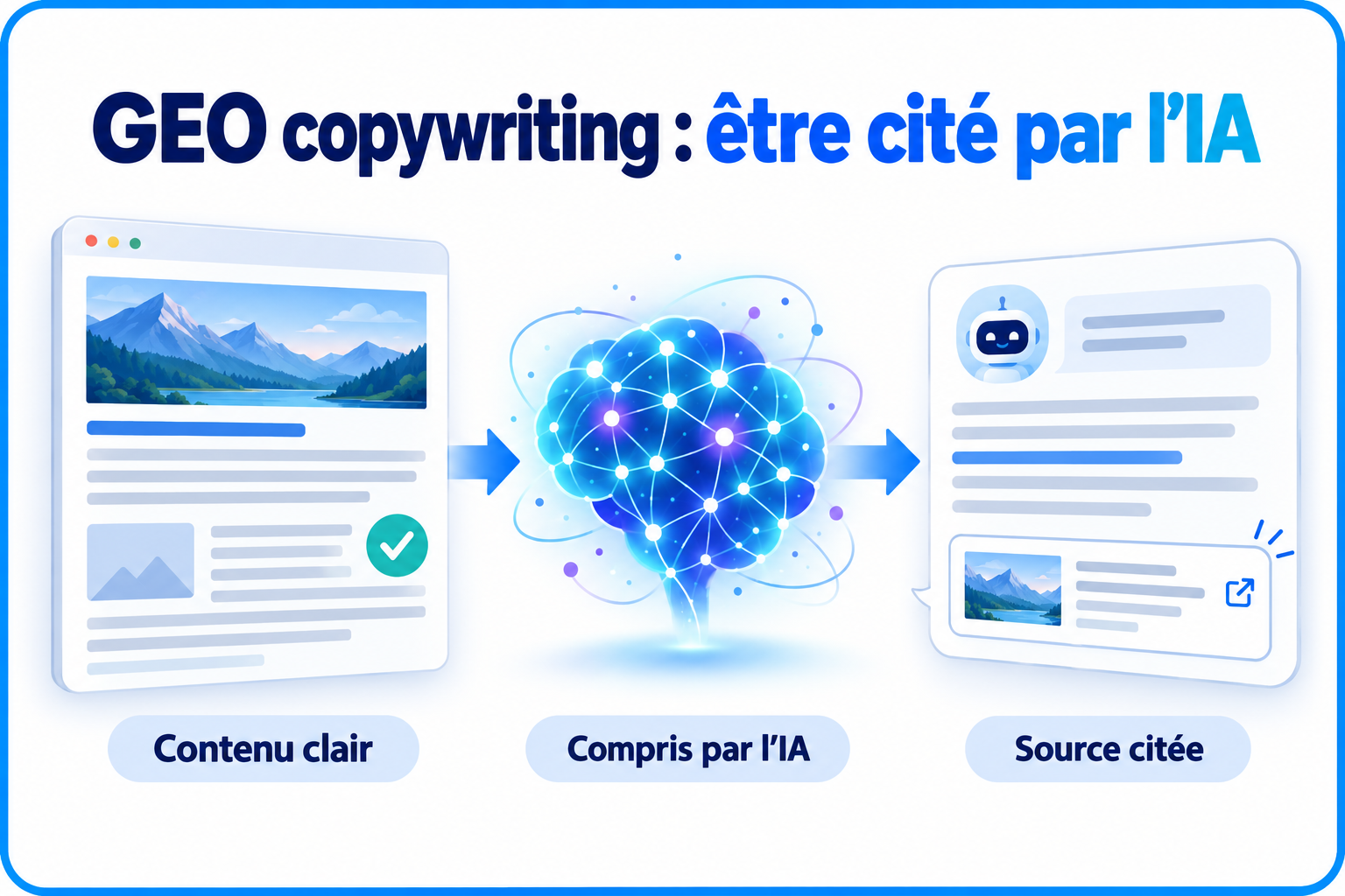 GEO copywriting : être cité par l’IA
