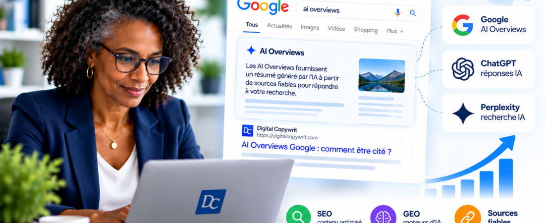 AI Overviews Google : comment être cité ?
