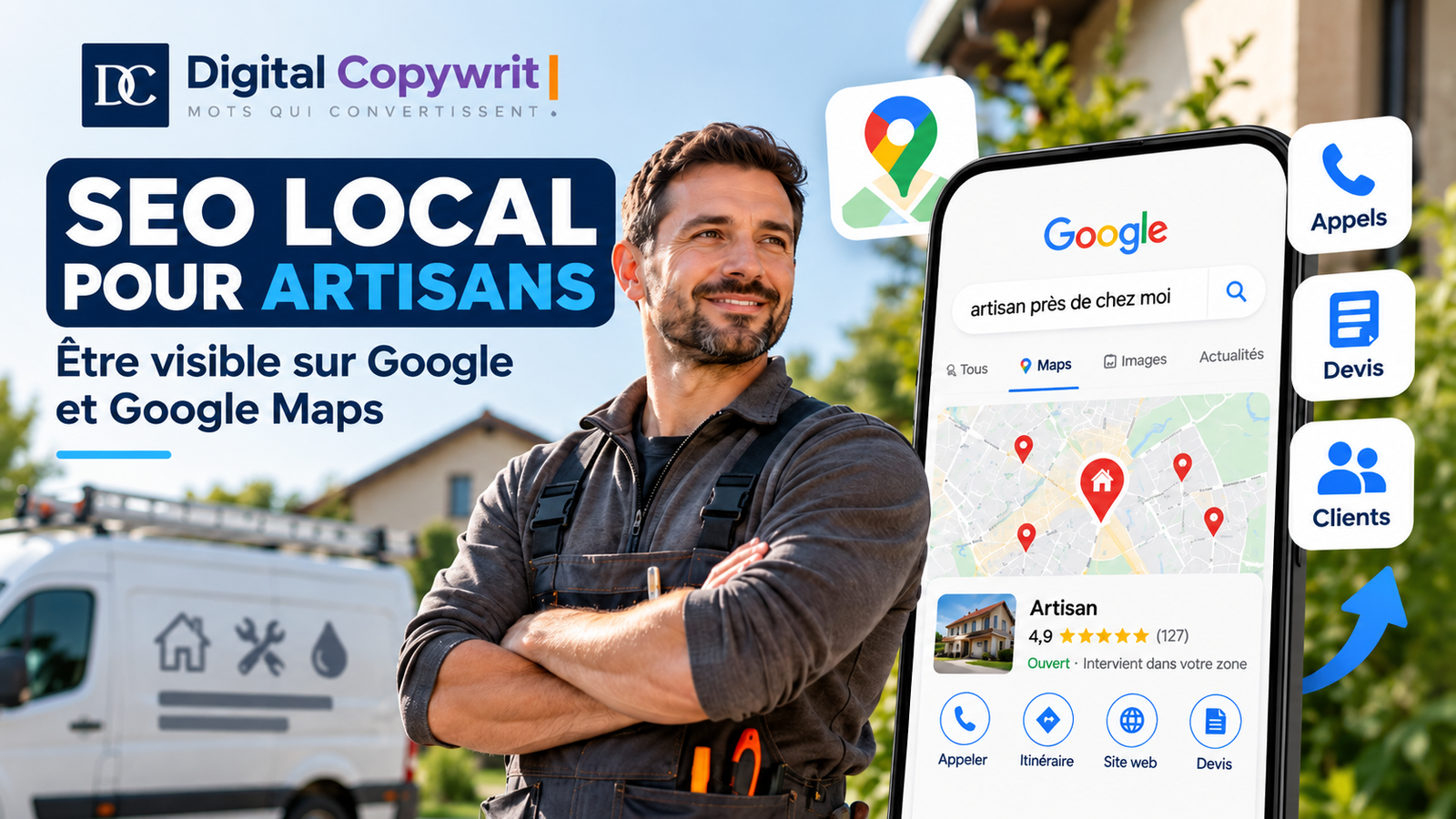 SEO local pour artisans : Google Maps et IA