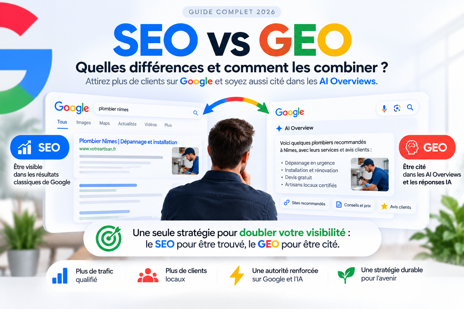 GEO vs SEO : quelles différences et comment les combiner ?